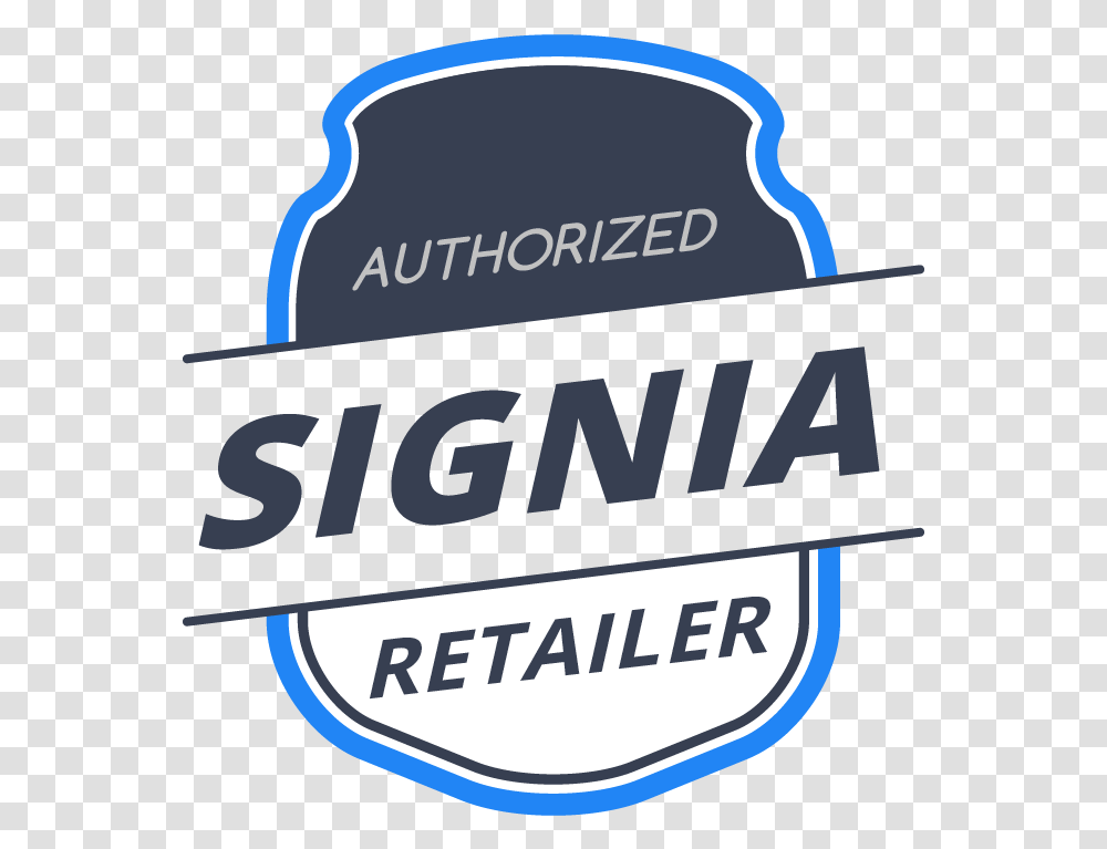 Signia Authorized Retailer Label, Sticker, Logo Transparent Png