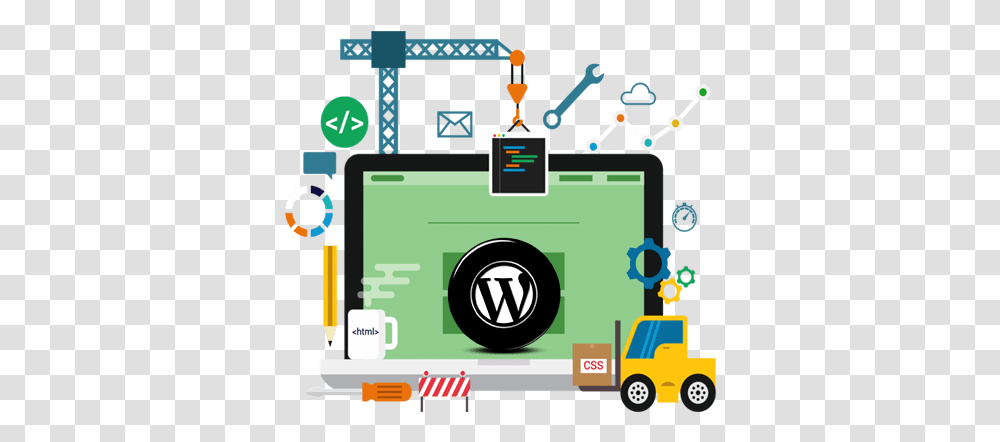 Significance Of Wordpress Website Development Wordpress Icon, Field, Building, Fire Truck, Advertisement Transparent Png