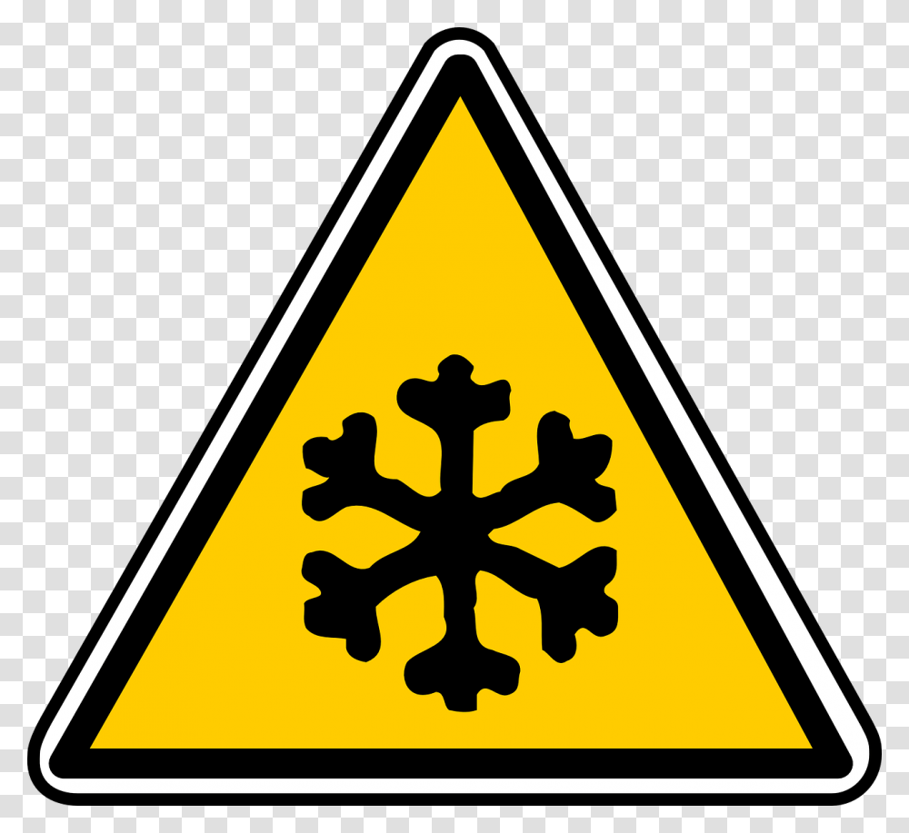 Signs Ice Snow Free Photo Toxic Waste Sign, Triangle, Road Sign Transparent Png