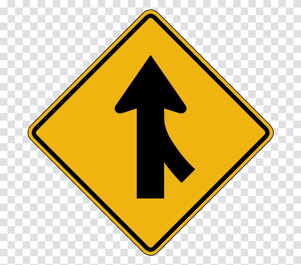 Signs Merging Traffic Sign, Road Sign, Symbol Transparent Png