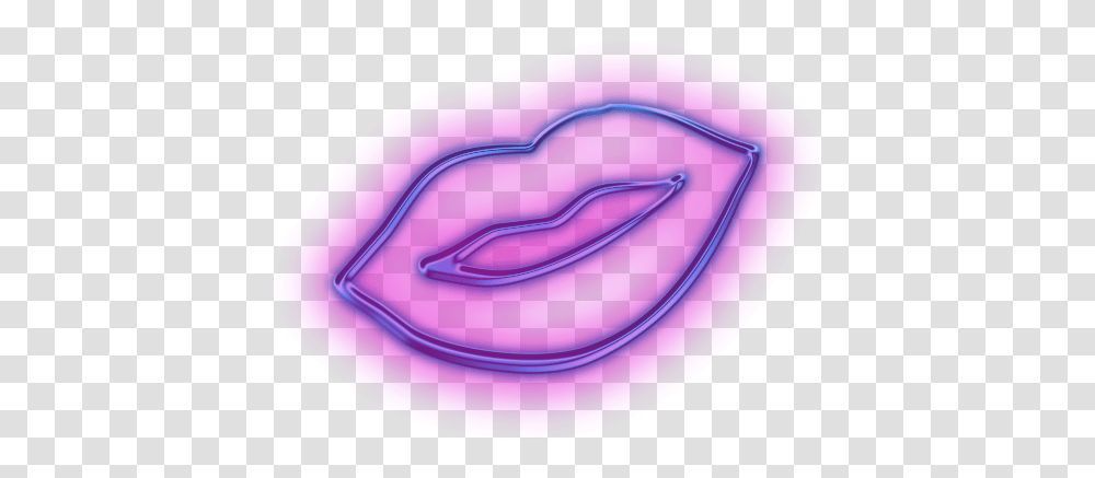 Signs Vector Neon Light Lips Neon Sign, Purple, Sunglasses, Accessories, Frisbee Transparent Png