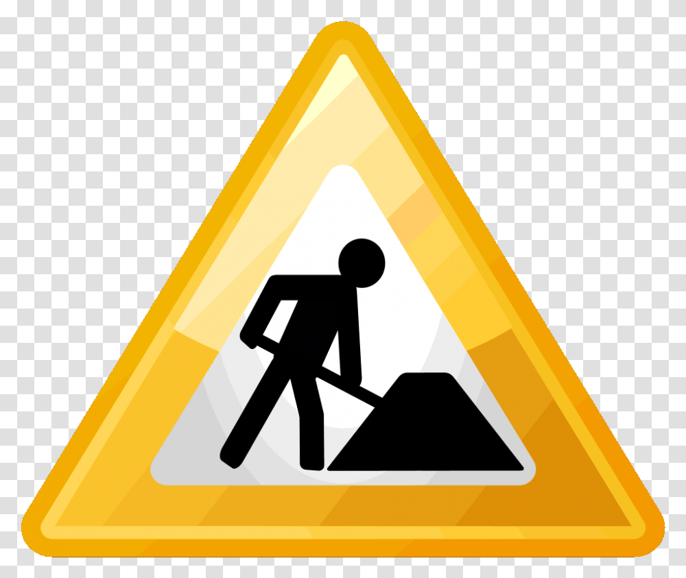 Signs Vector Work In Progress Free Under Construction Icon, Road Sign, Triangle Transparent Png