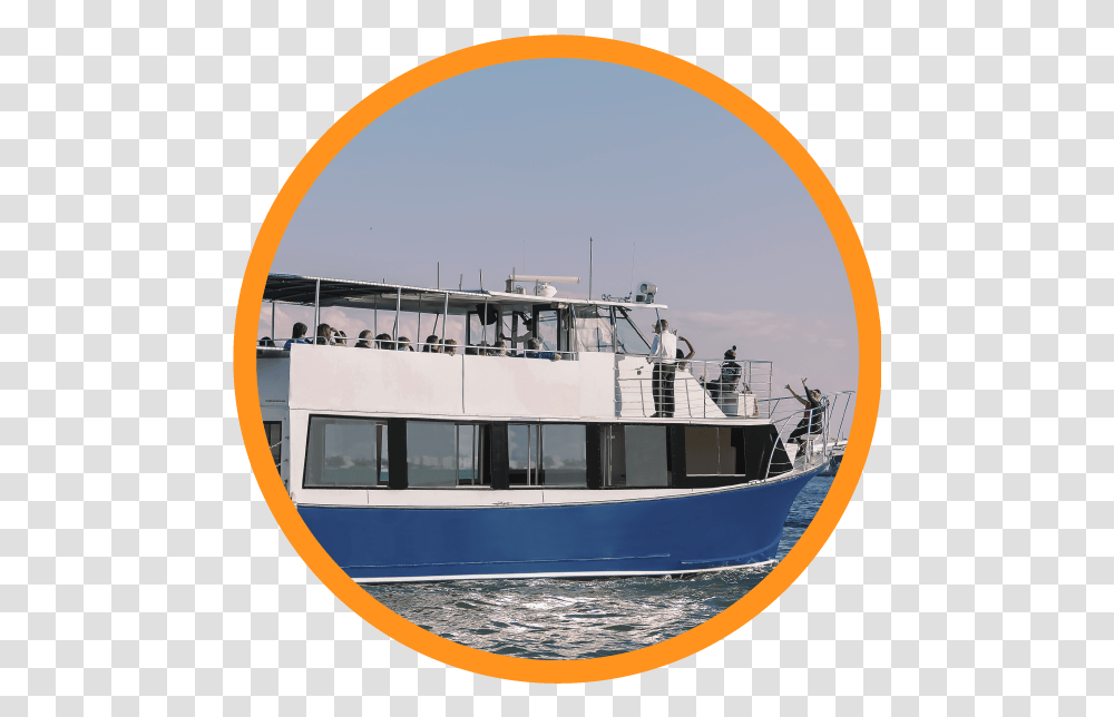 Sigthseeing Tours Island Princess Boat Bayside, Vehicle, Transportation, Person, Human Transparent Png