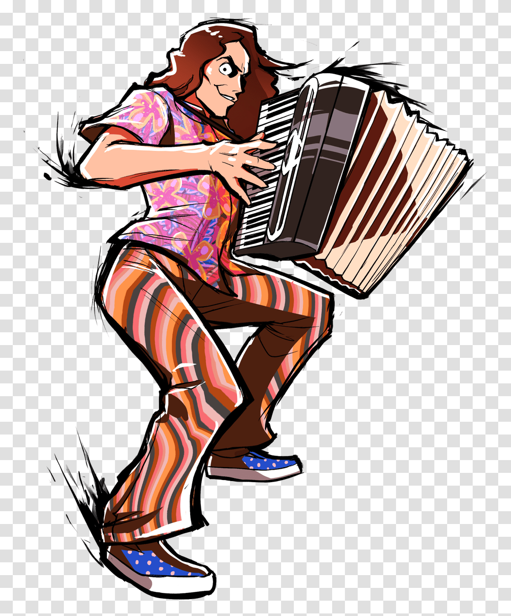 Siivagunner King For A Day Weird Al, Person, Human, Musical Instrument, Accordion Transparent Png