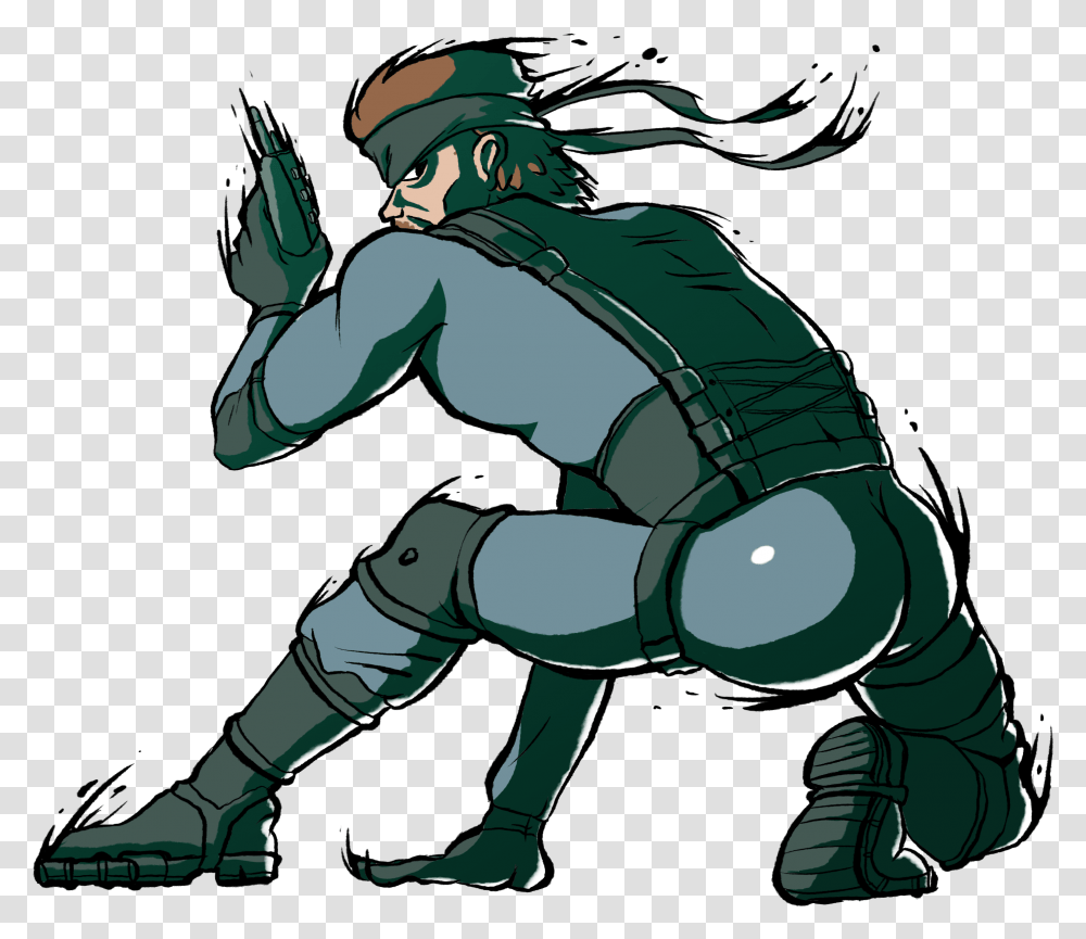 Siivagunner Wiki Solid Snake Crawling, Animal, Person, Human, Wildlife Transparent Png