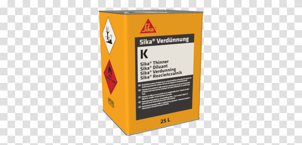 Sika Verdnnung K, Box, Flyer, Poster, Paper Transparent Png