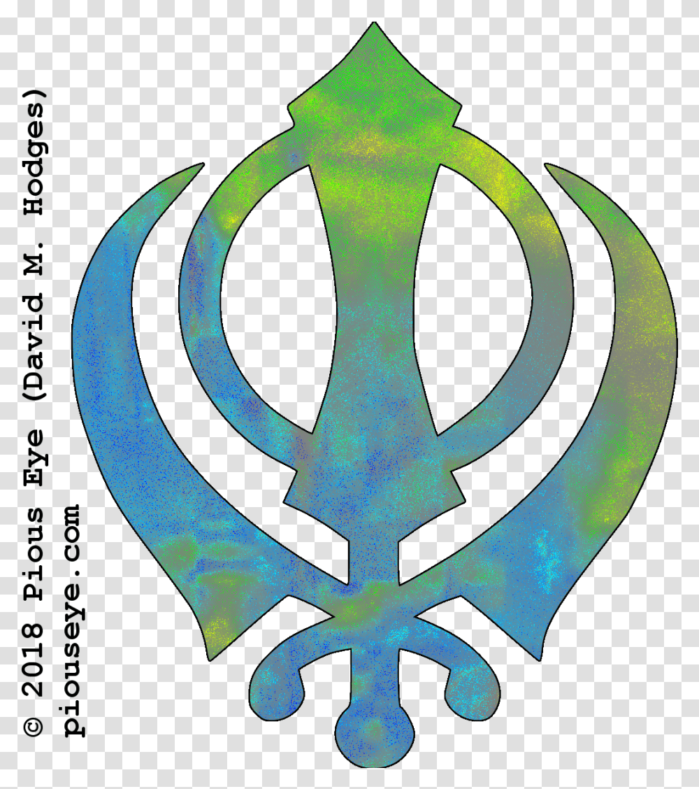 Sikh Religion Symbol, Emblem, Trident, Spear, Weapon Transparent Png