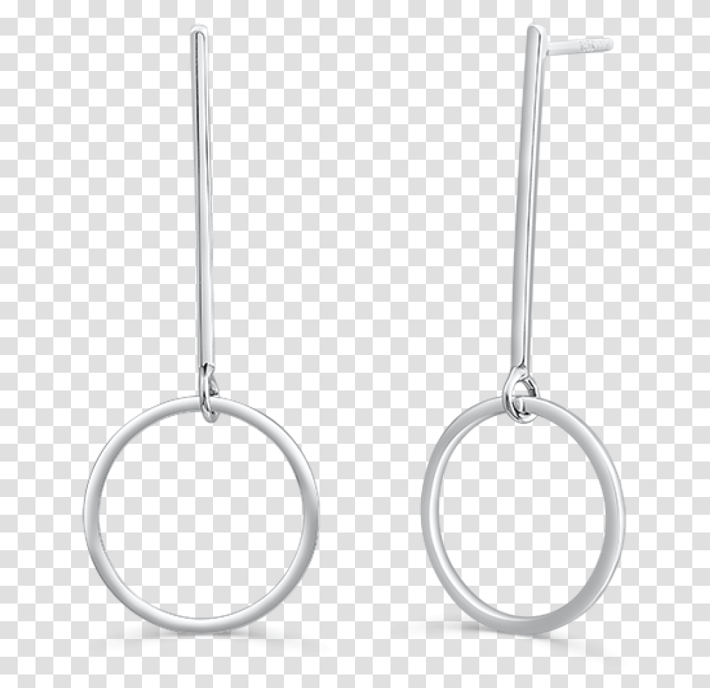 Sil Open Circle Bar Drop Stud Earrings Earrings, Jewelry, Accessories, Accessory Transparent Png