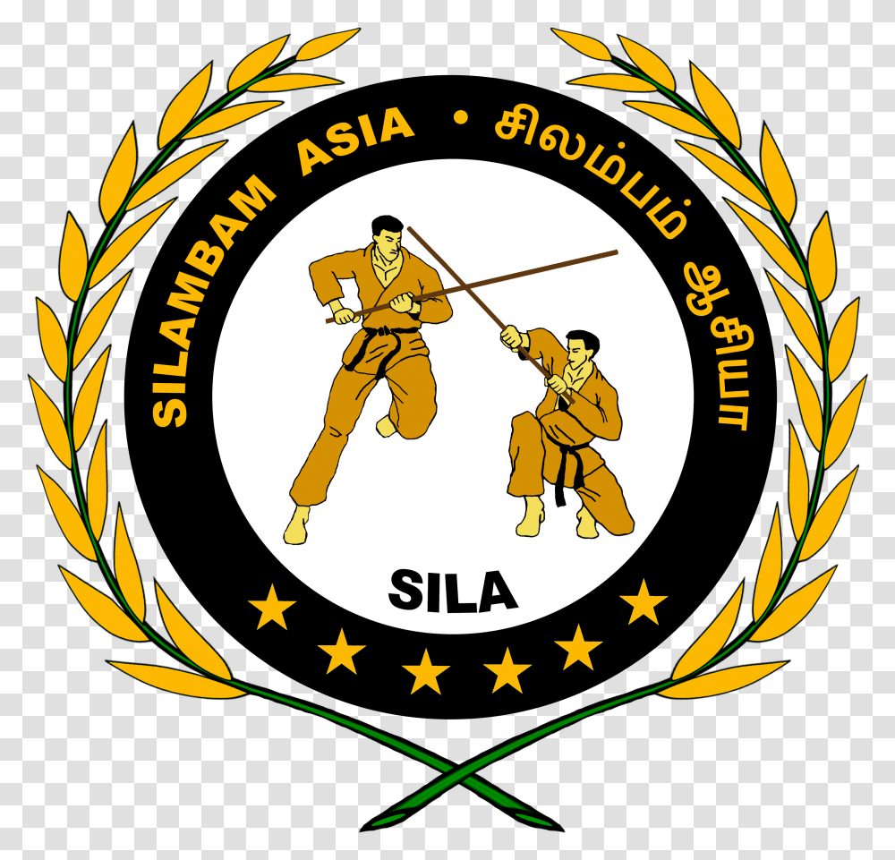 Silambam Asia Logo Silambam Asia, Person, Hand, Fireman, Ninja Transparent Png