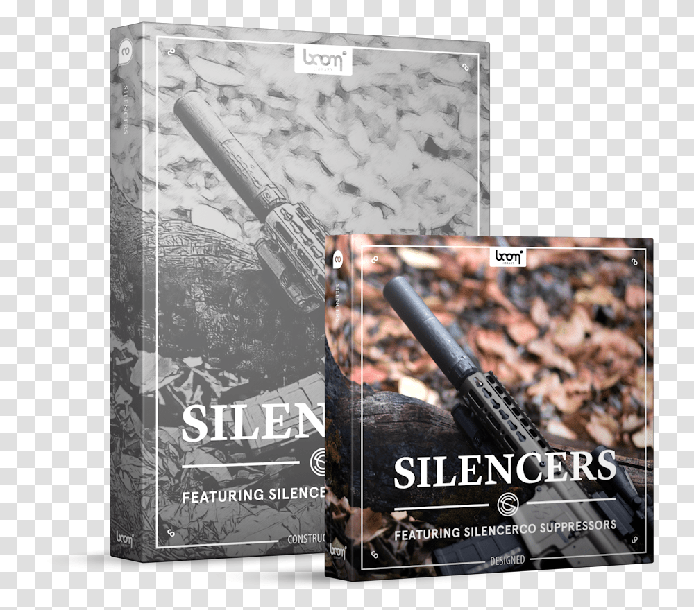 Silencers Sound Effects Library Product Box Boom Library Silencers, Poster, Advertisement, Flyer, Paper Transparent Png