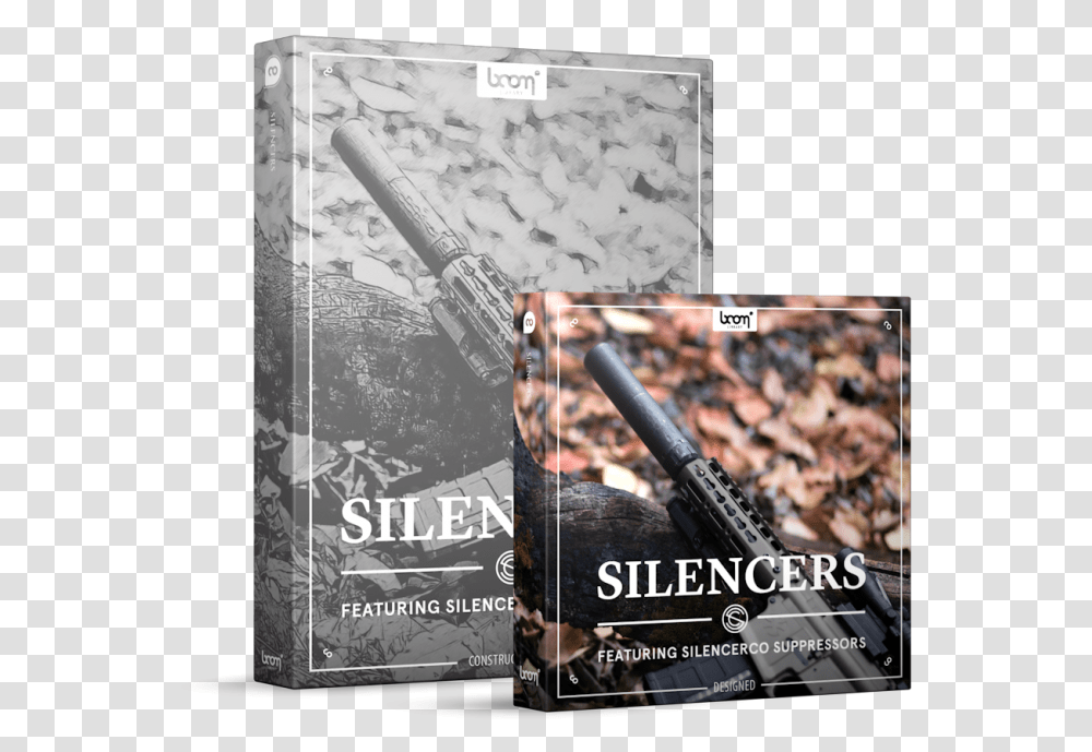 Silencers Sound Effects Library Product Box Boom Library Silencers, Poster, Advertisement, Paper Transparent Png