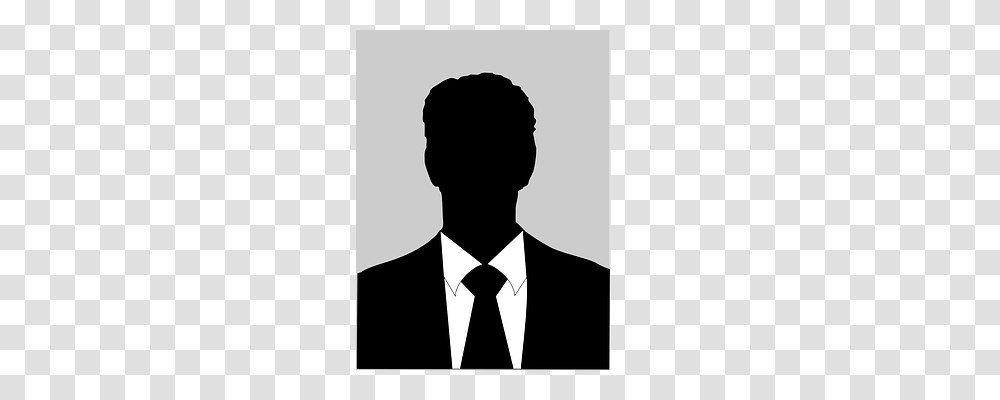 Silhouette Person, Tie, Accessories, Necktie Transparent Png