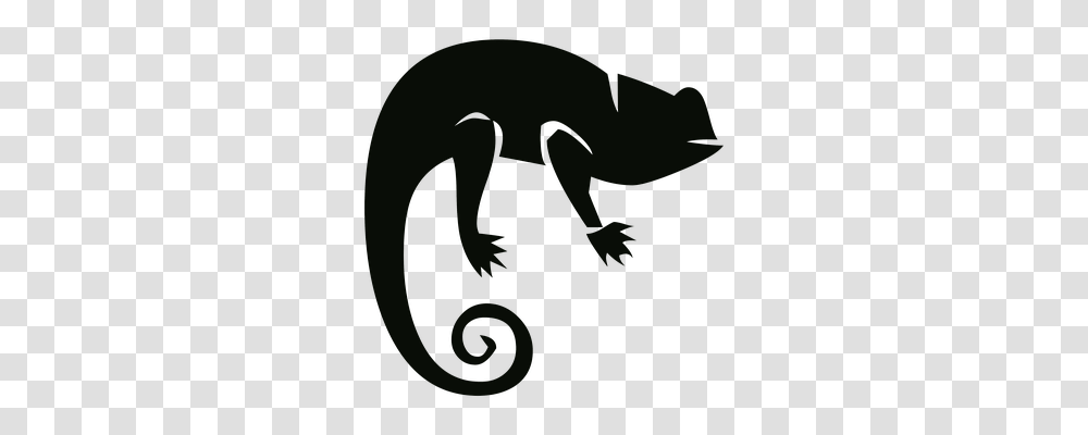 Silhouette Nature, Reptile, Animal, Lizard Transparent Png