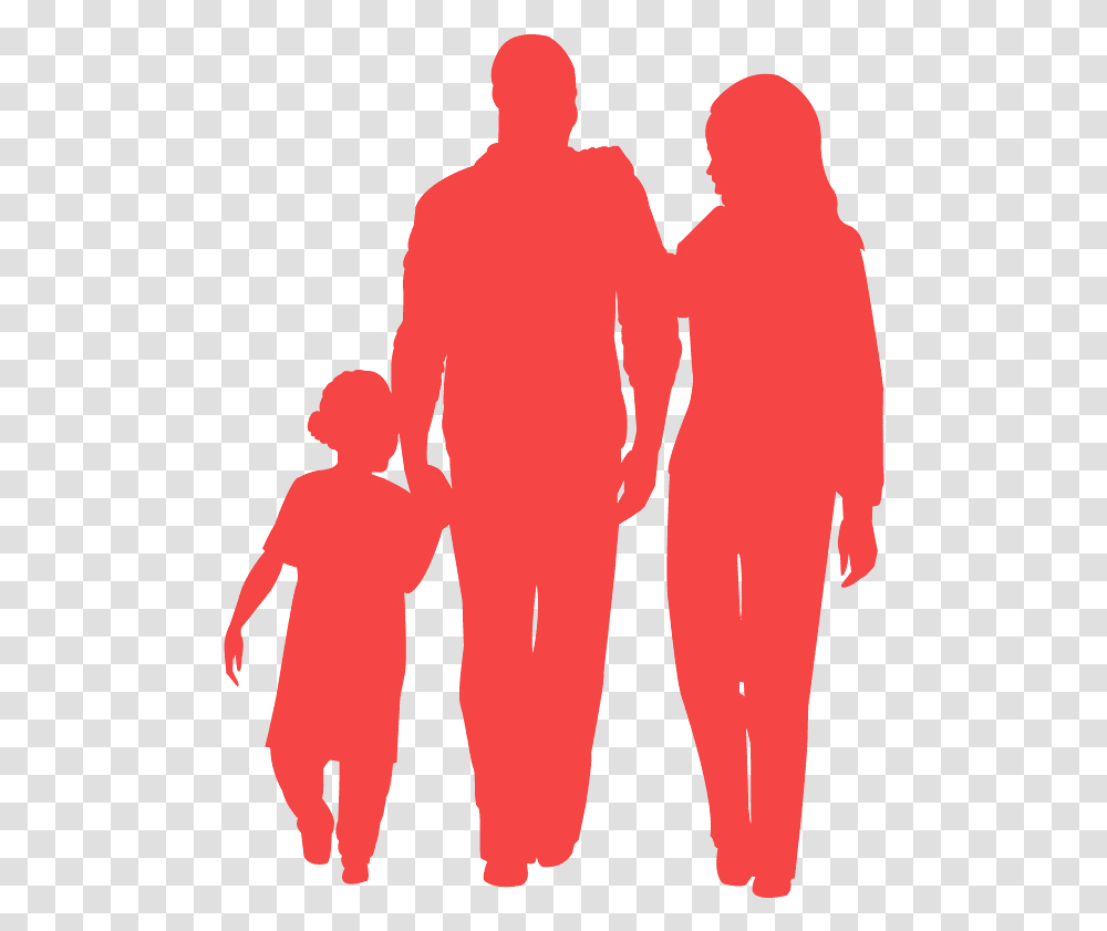 Silhouette African American Family Holding Book, Person, Hand, People, Crowd Transparent Png