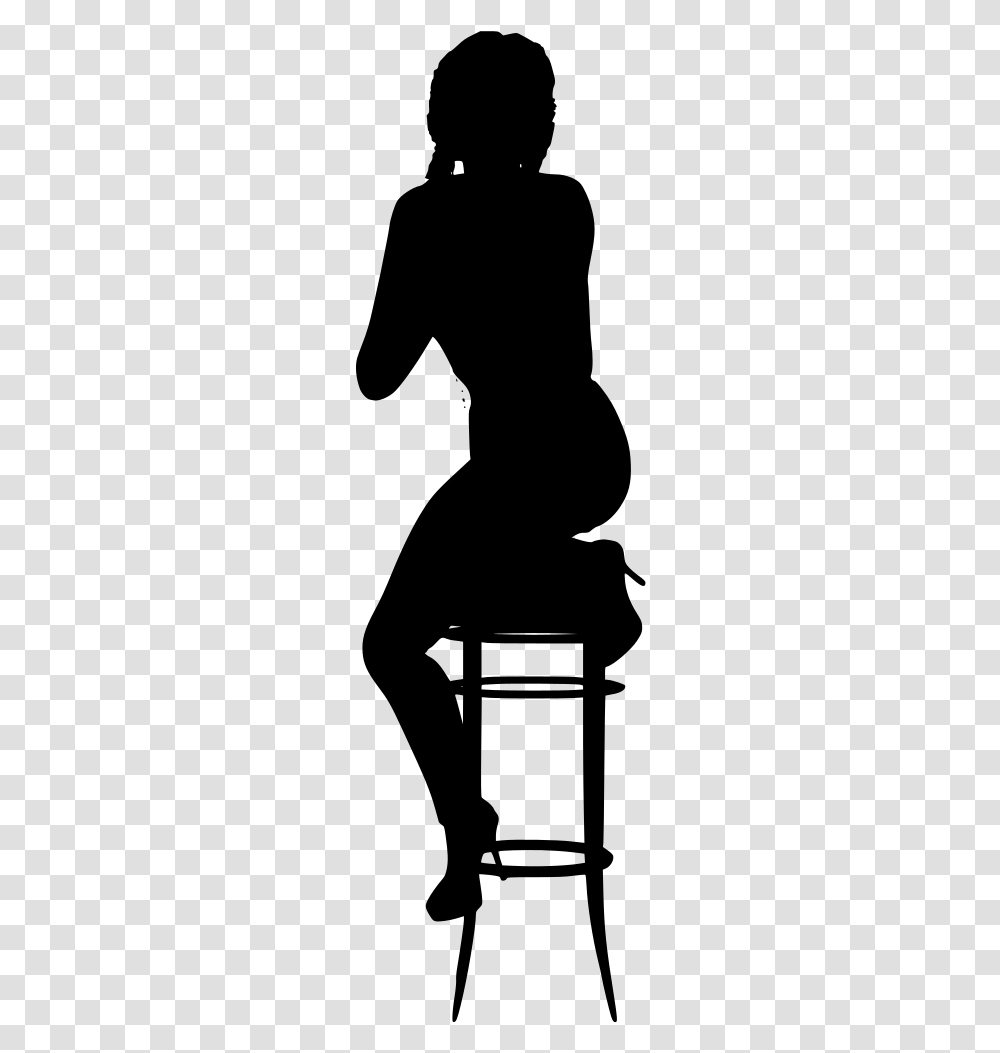 Silhouette Art Woman, Gray, World Of Warcraft Transparent Png