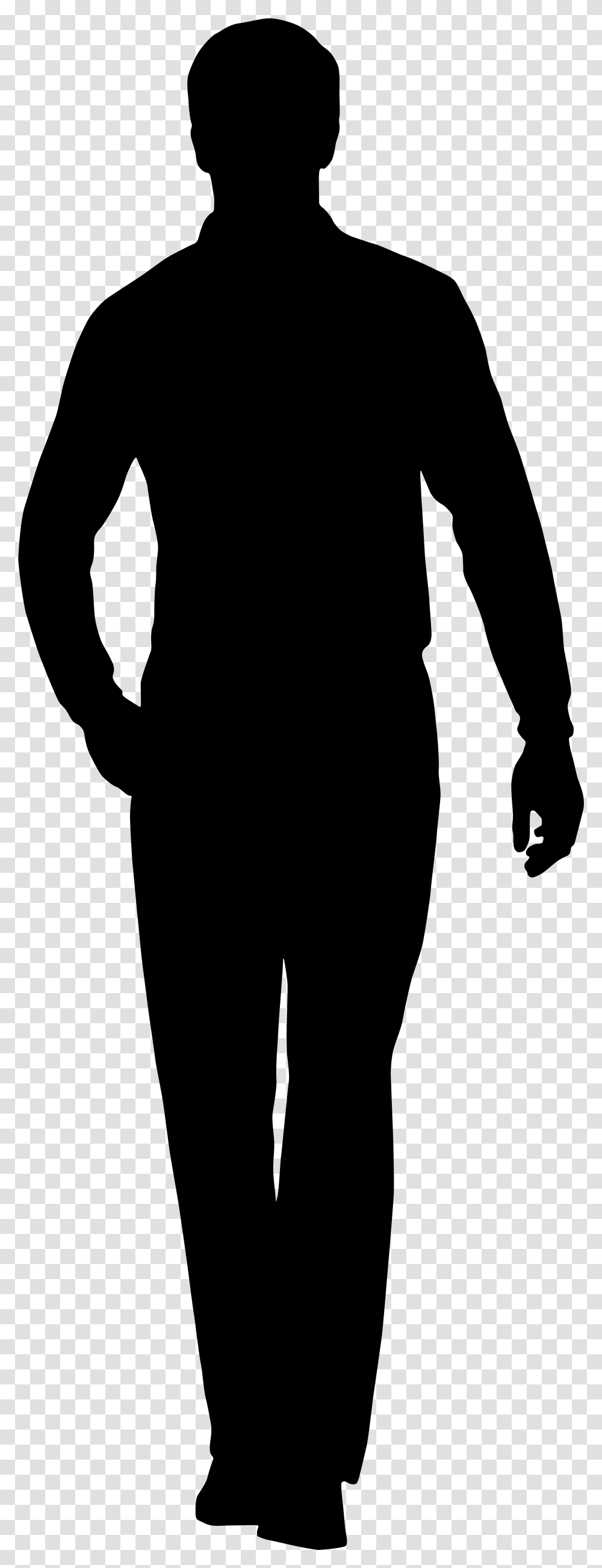 Silhouette At Getdrawings Male Model Silhouette, Gray, World Of Warcraft Transparent Png