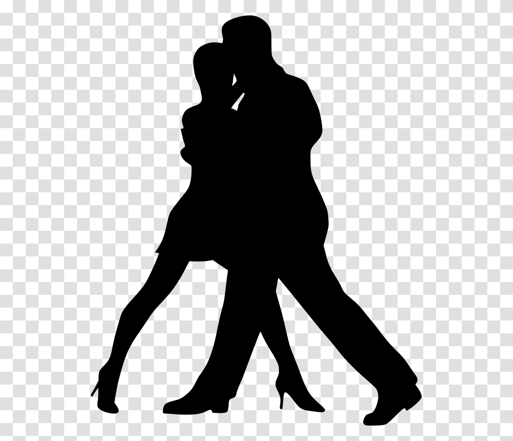 Silhouette Ballroom Dance Partner Dance Clip Art Couple Dancing Silhouette, Gray, World Of Warcraft Transparent Png