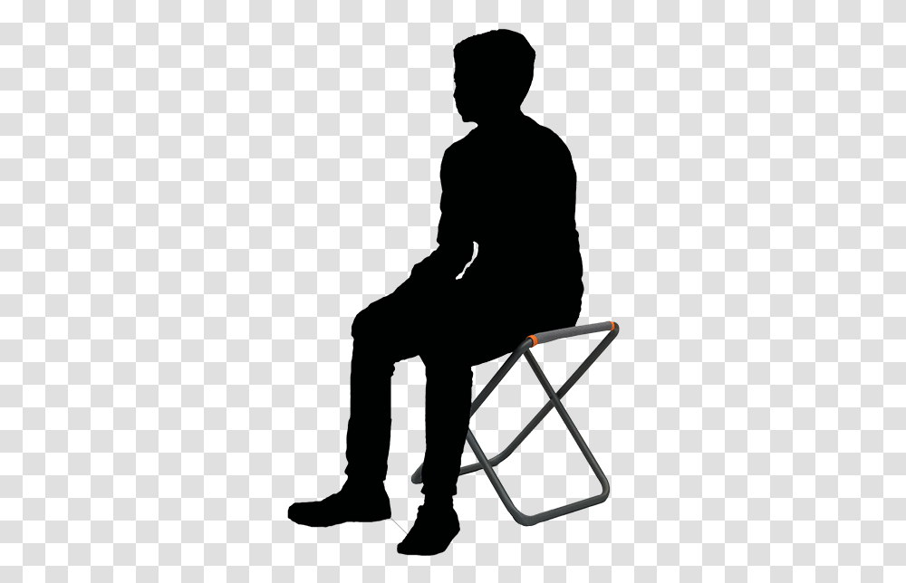 Silhouette Bambina Che Cammina, Person, Chair, Furniture, Photography Transparent Png