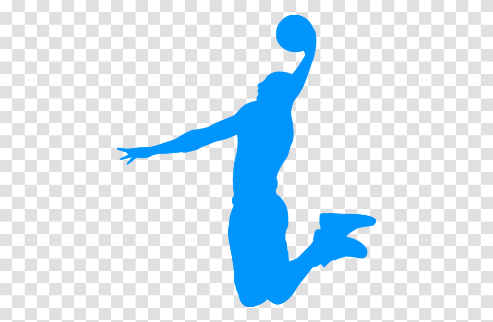 Silhouette Basket 05 Basketball Clipart Blue, Person, Outdoors, Nature Transparent Png