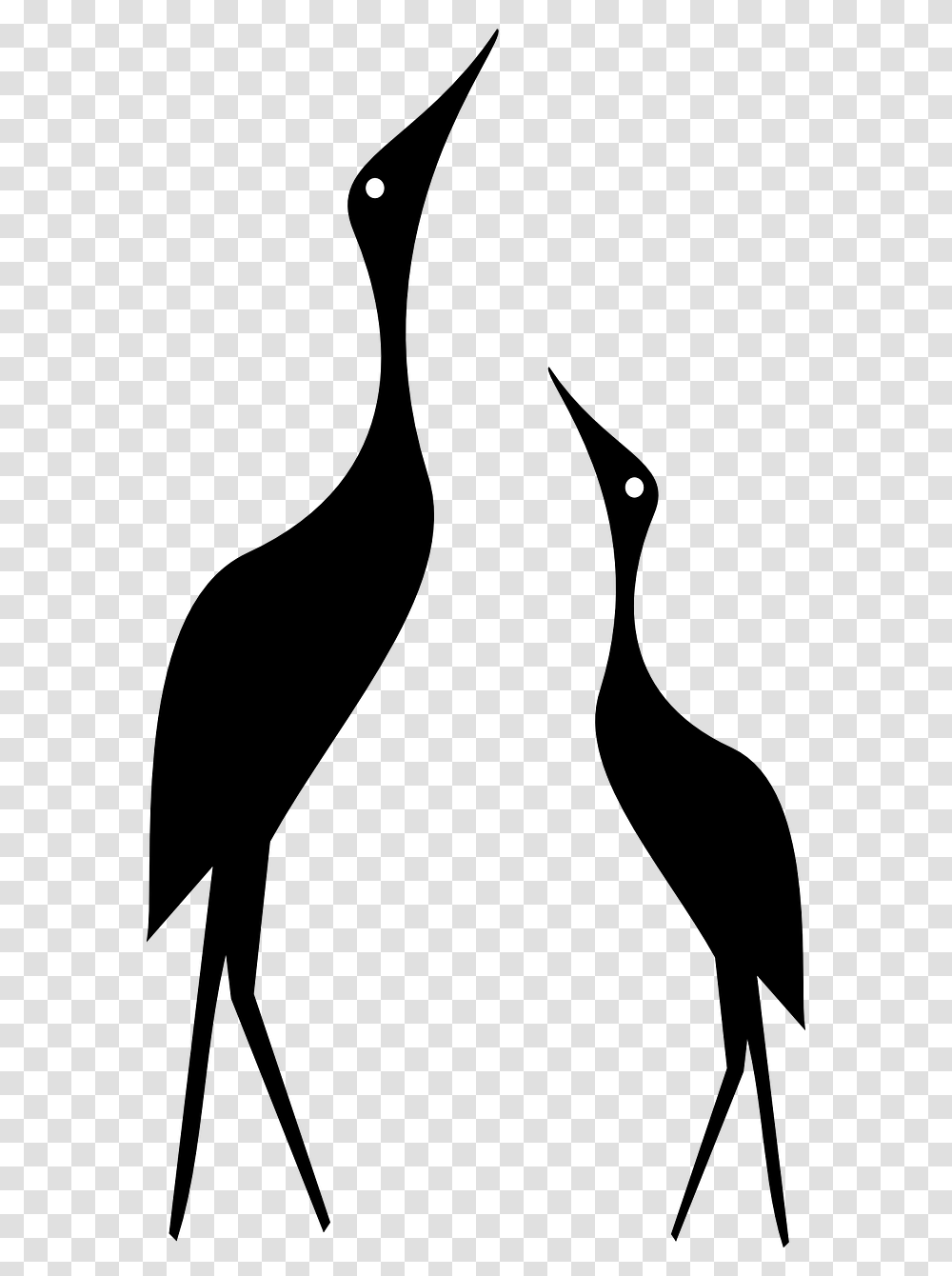 Silhouette Birds Black Free Photo, Nature, Outdoors, Astronomy, Moon Transparent Png