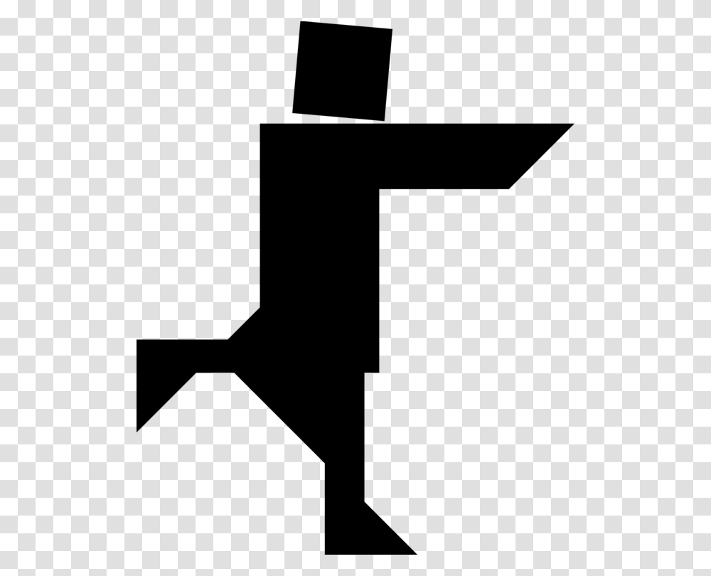 Silhouette Black And White Tangram Wikimedia Commons Free, Gray, World Of Warcraft Transparent Png