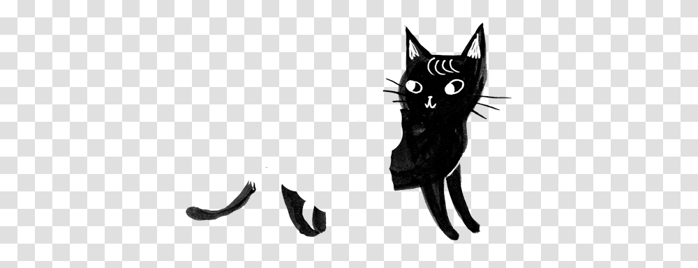 Silhouette, Black Cat, Pet, Mammal, Animal Transparent Png