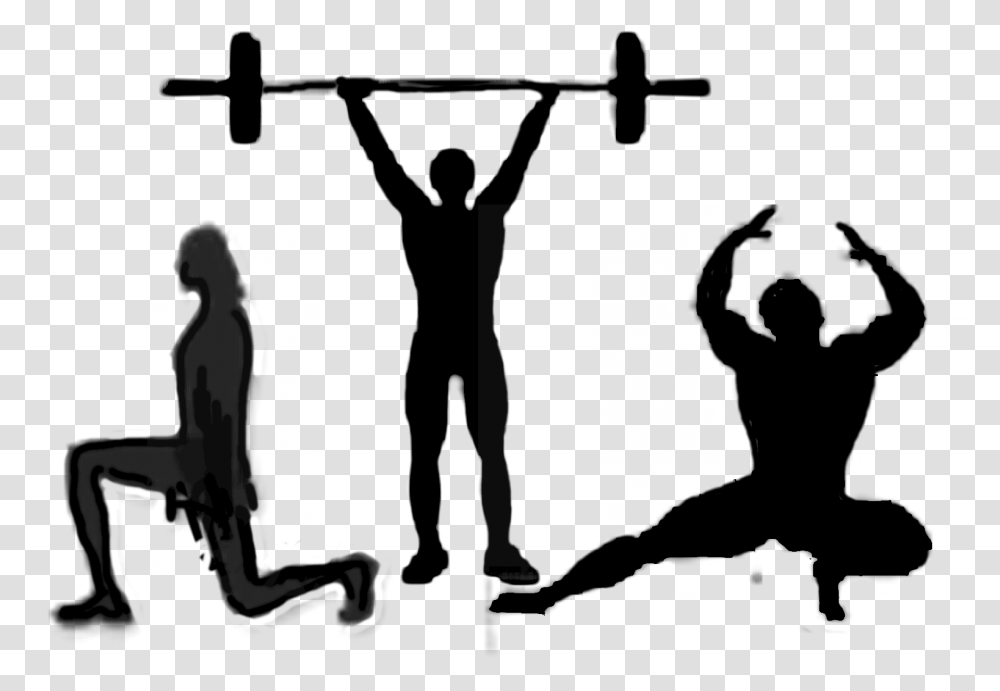 Silhouette Bodybuilding Training Physical Fitness Fitness Silhouette, Person, Sport, Working Out, Stencil Transparent Png