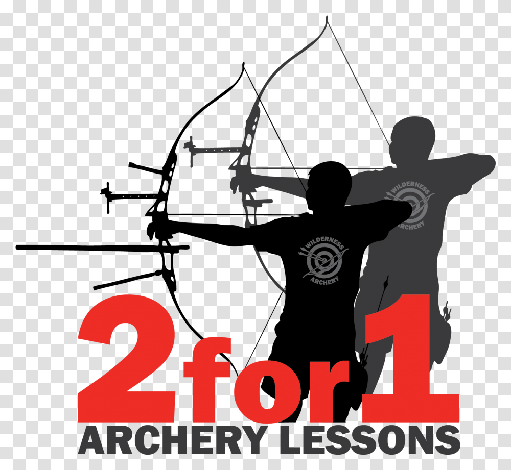 Silhouette Bow And Arrow Clip Art Siluet Panahan, Person, Human, Sport, Sports Transparent Png