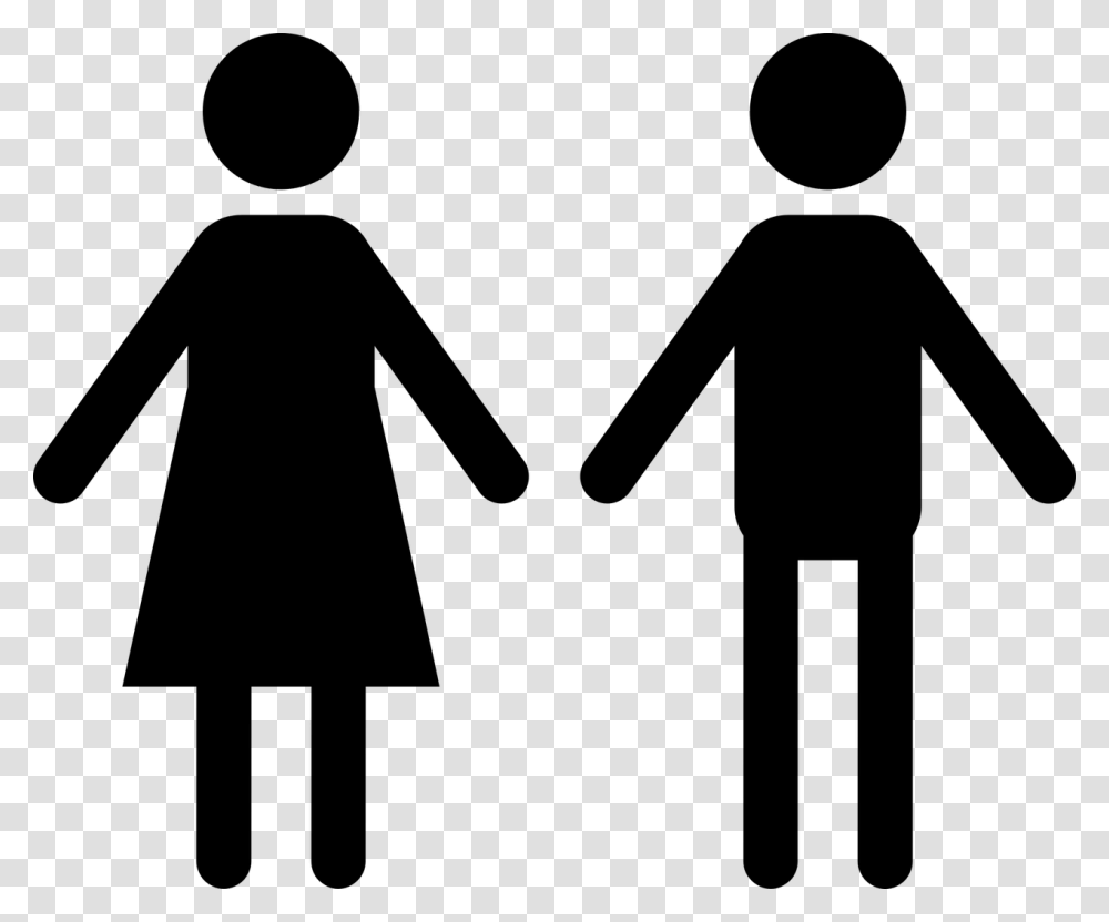 Silhouette Boy And Girl Clipart, Gray, World Of Warcraft Transparent Png