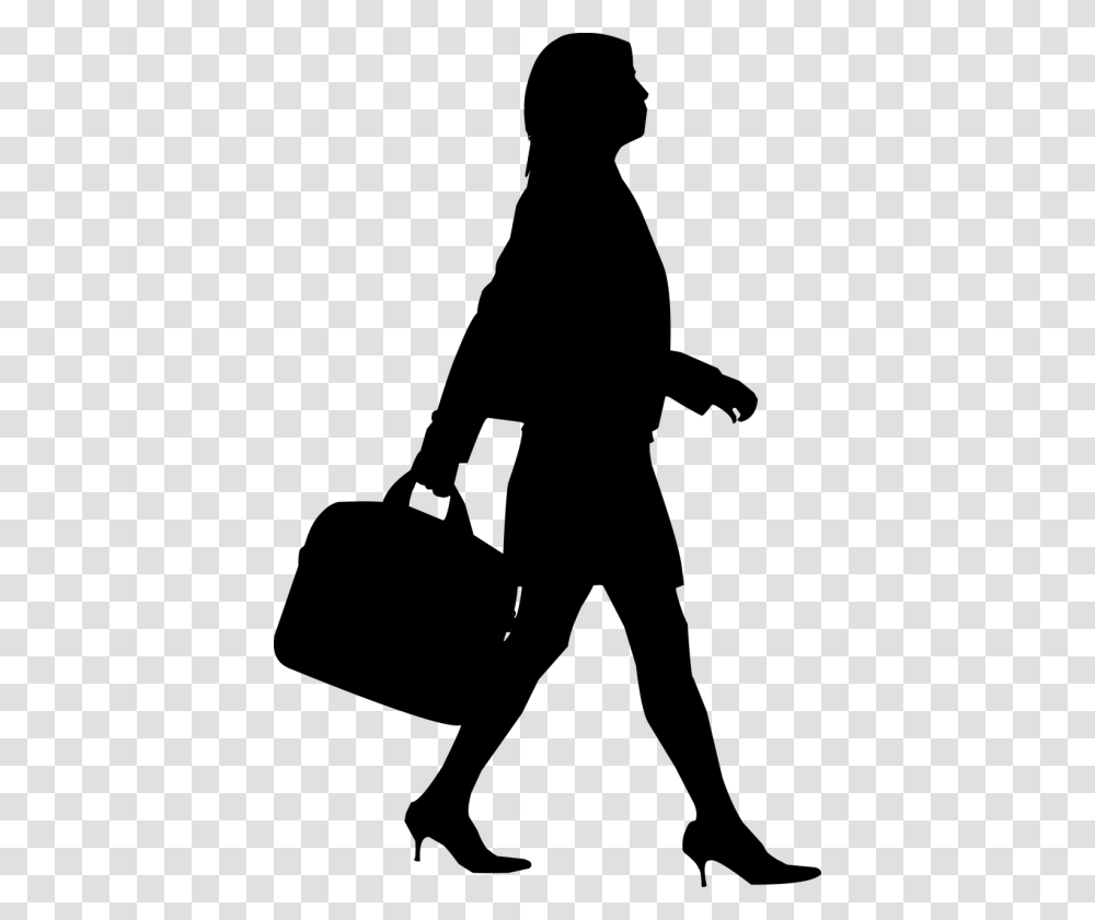 Silhouette Business Woman Free Vector Graphic On Business Women Silhouette, Gray, World Of Warcraft Transparent Png