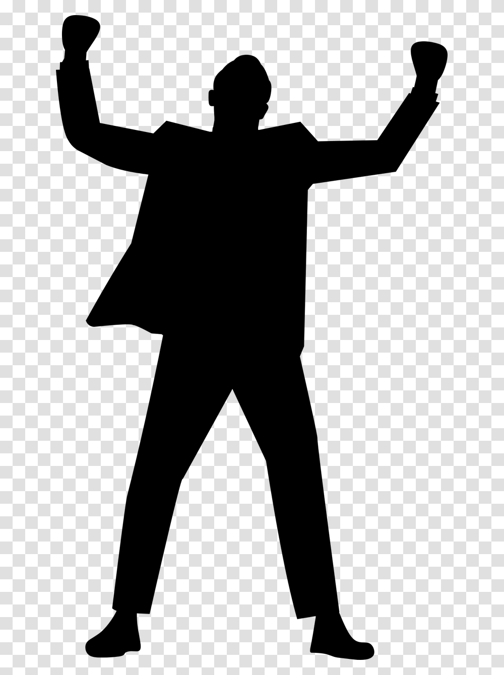 Silhouette Businessman Arms Free Picture Body Language, Gray, World Of Warcraft Transparent Png