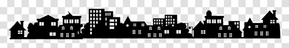 Silhouette Cartoon Black And White Cartoon City Silhouette, Gray, World Of Warcraft Transparent Png