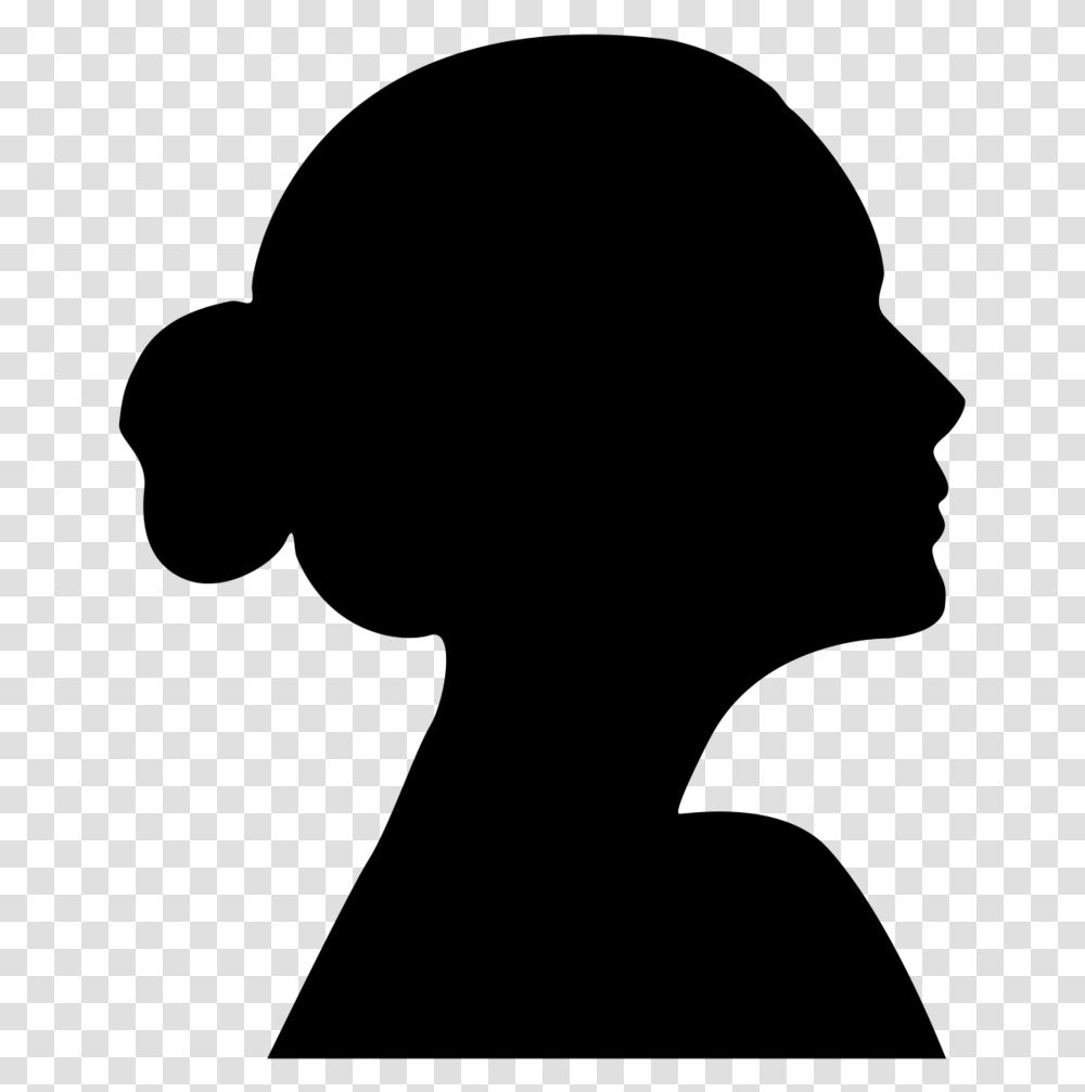 Silhouette Child Woman Girl Face Silhouette, Gray, World Of Warcraft Transparent Png