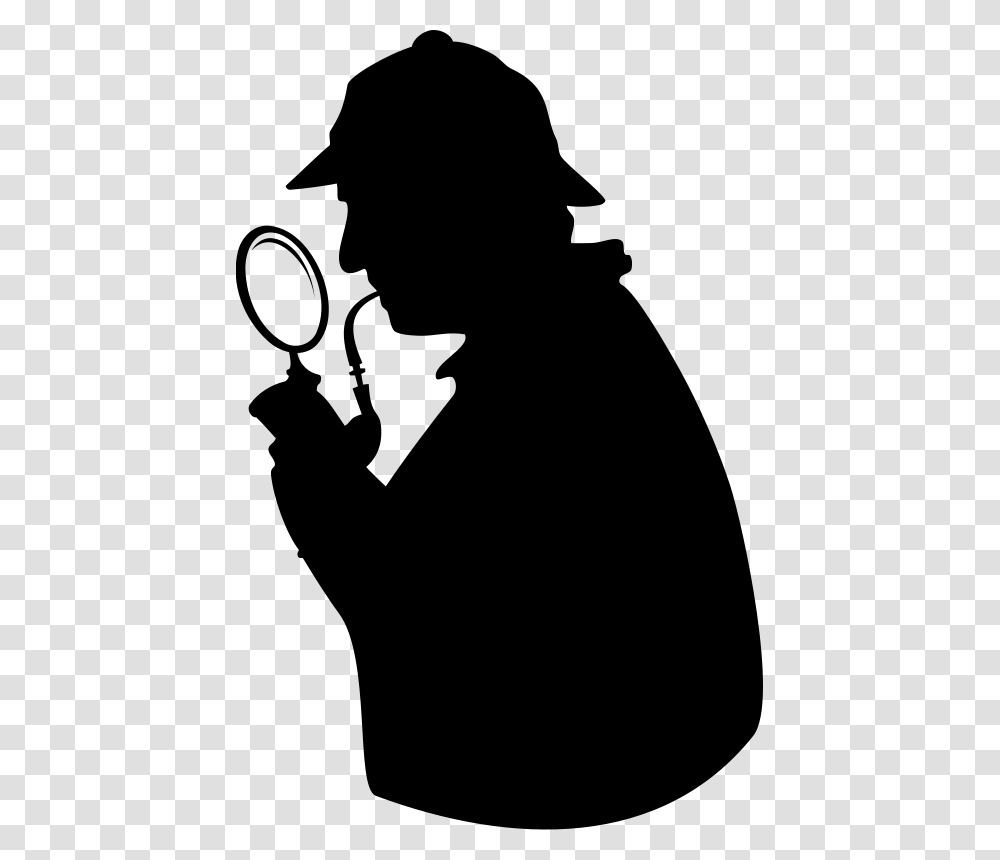 Silhouette Clipart Detective, Gray, World Of Warcraft Transparent Png