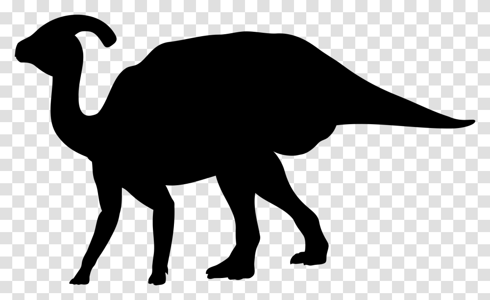 Silhouette Clipart Dinosaur, Gray, World Of Warcraft Transparent Png