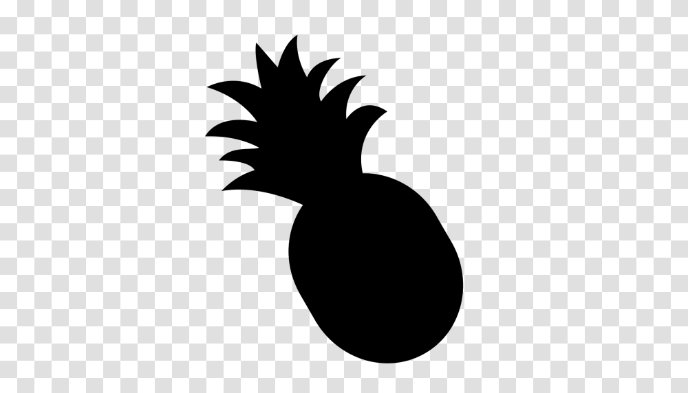 Silhouette Clipart Pineapple, Stencil, Rodent, Mammal, Animal Transparent Png