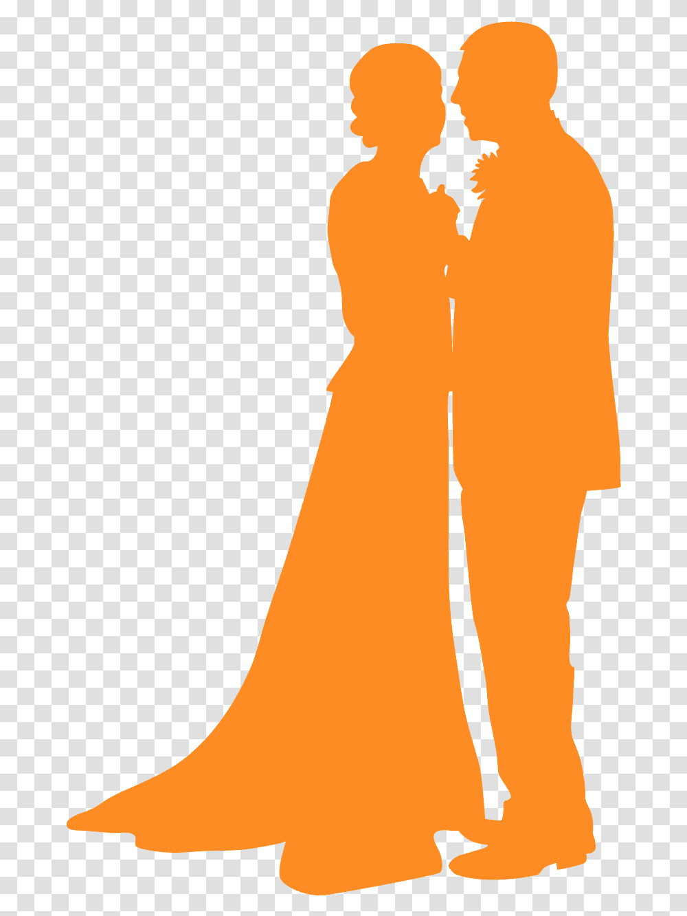 Silhouette Couple Dancing Wedding, Coat, Person, Overcoat Transparent Png
