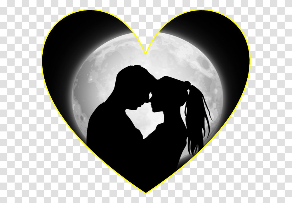 Silhouette Couple Image, Outdoors, Nature, Person, Human Transparent Png
