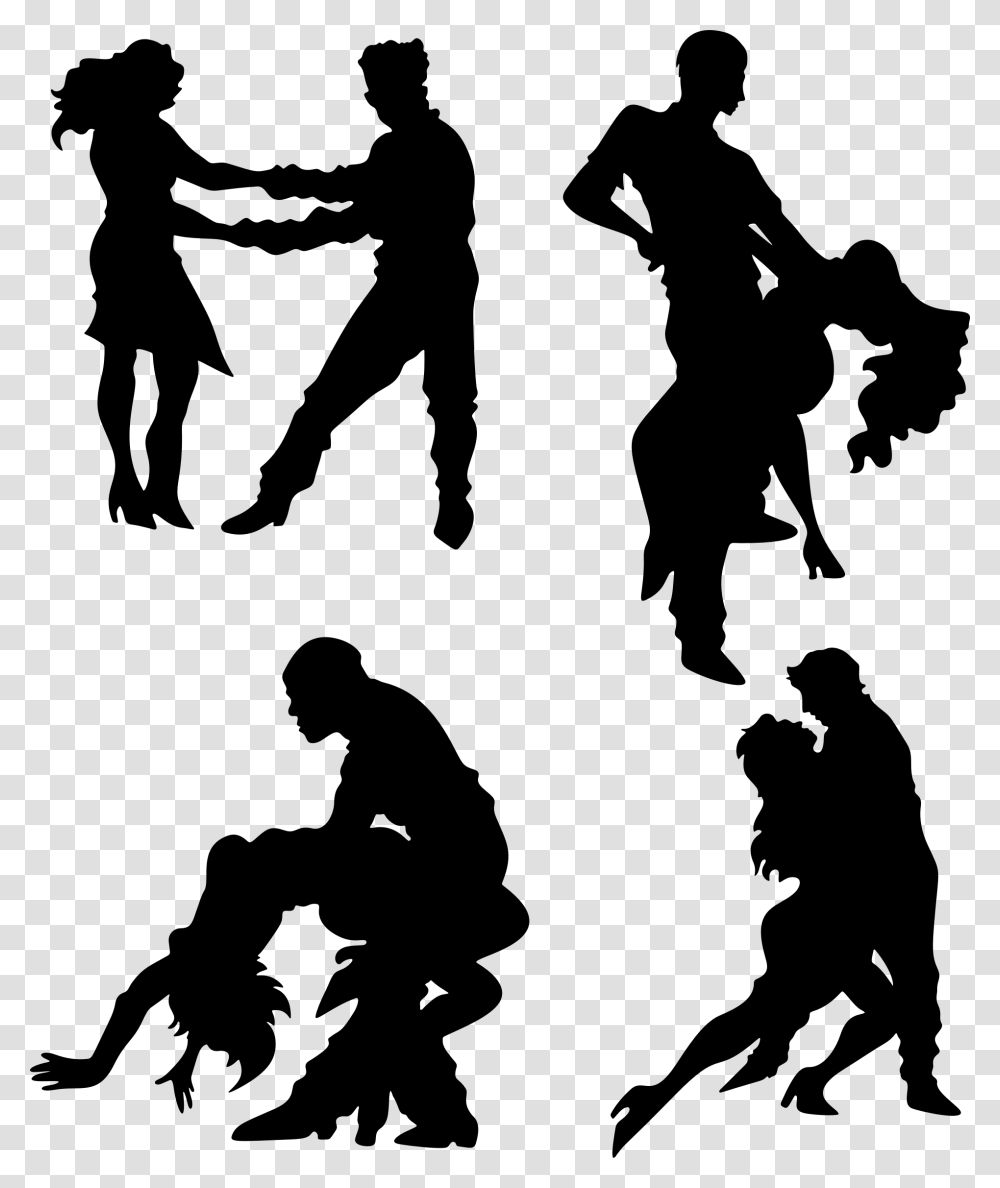 Silhouette Couples Dancing, Gray, World Of Warcraft Transparent Png