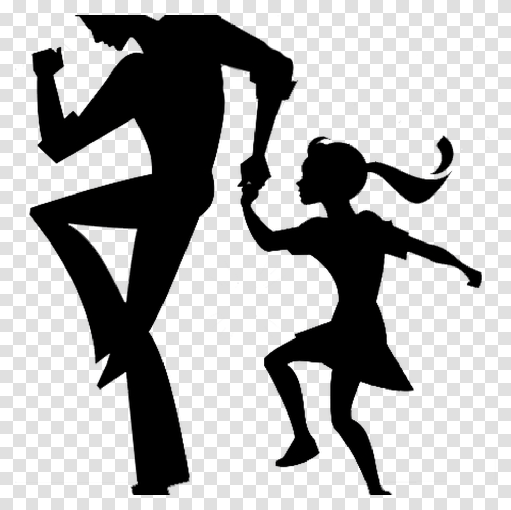 Silhouette Daddy Daughter Dance Clipart Download Silhouette Daddy Daughter Dance, Photography, Musician Transparent Png