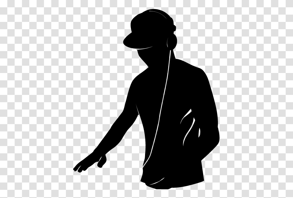 Silhouette Dj Clipart Dj Silhouette, Gray, World Of Warcraft Transparent Png