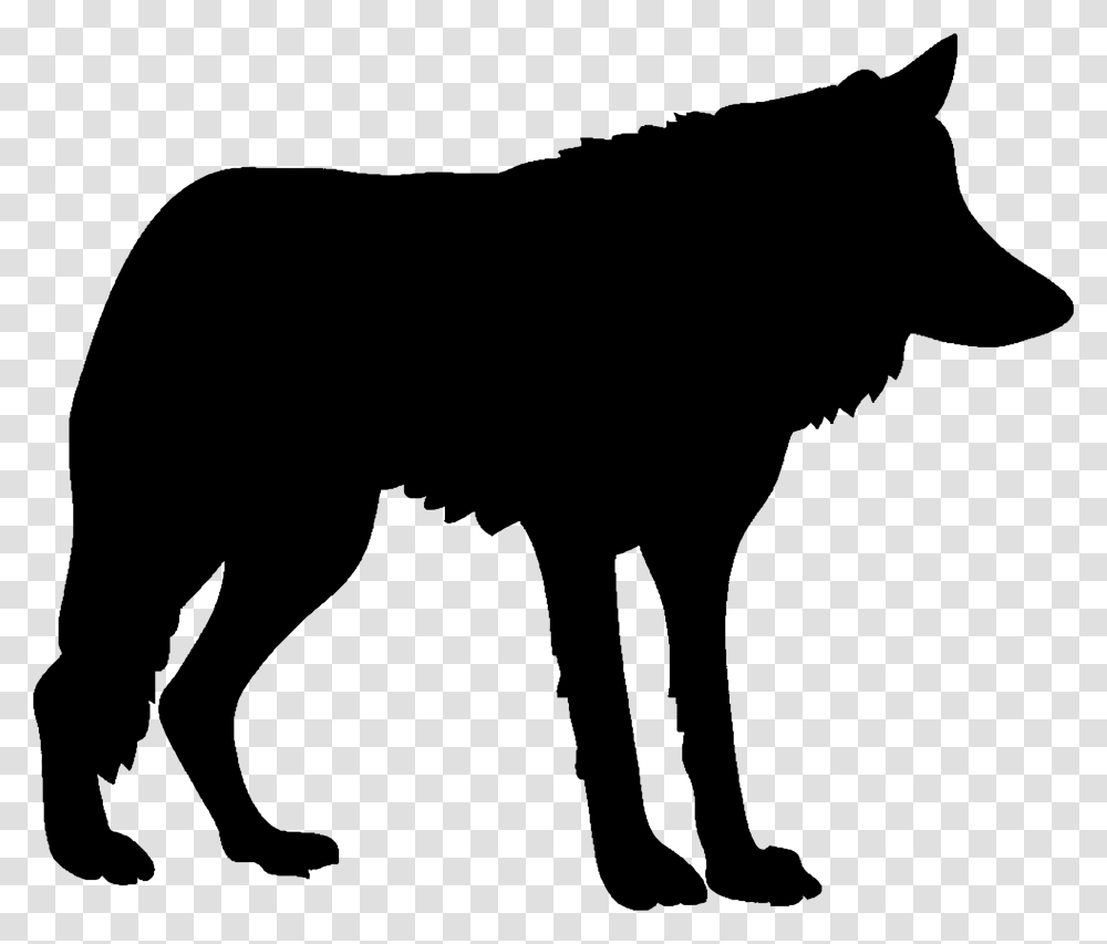 Silhouette Drawing Dog Clip Art Wolf Silhouette Clipart, Gray, World Of Warcraft Transparent Png