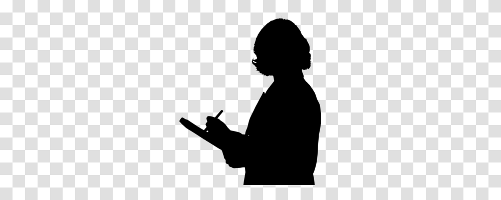 Silhouette Drawing Professional Businessperson, Gray, World Of Warcraft Transparent Png