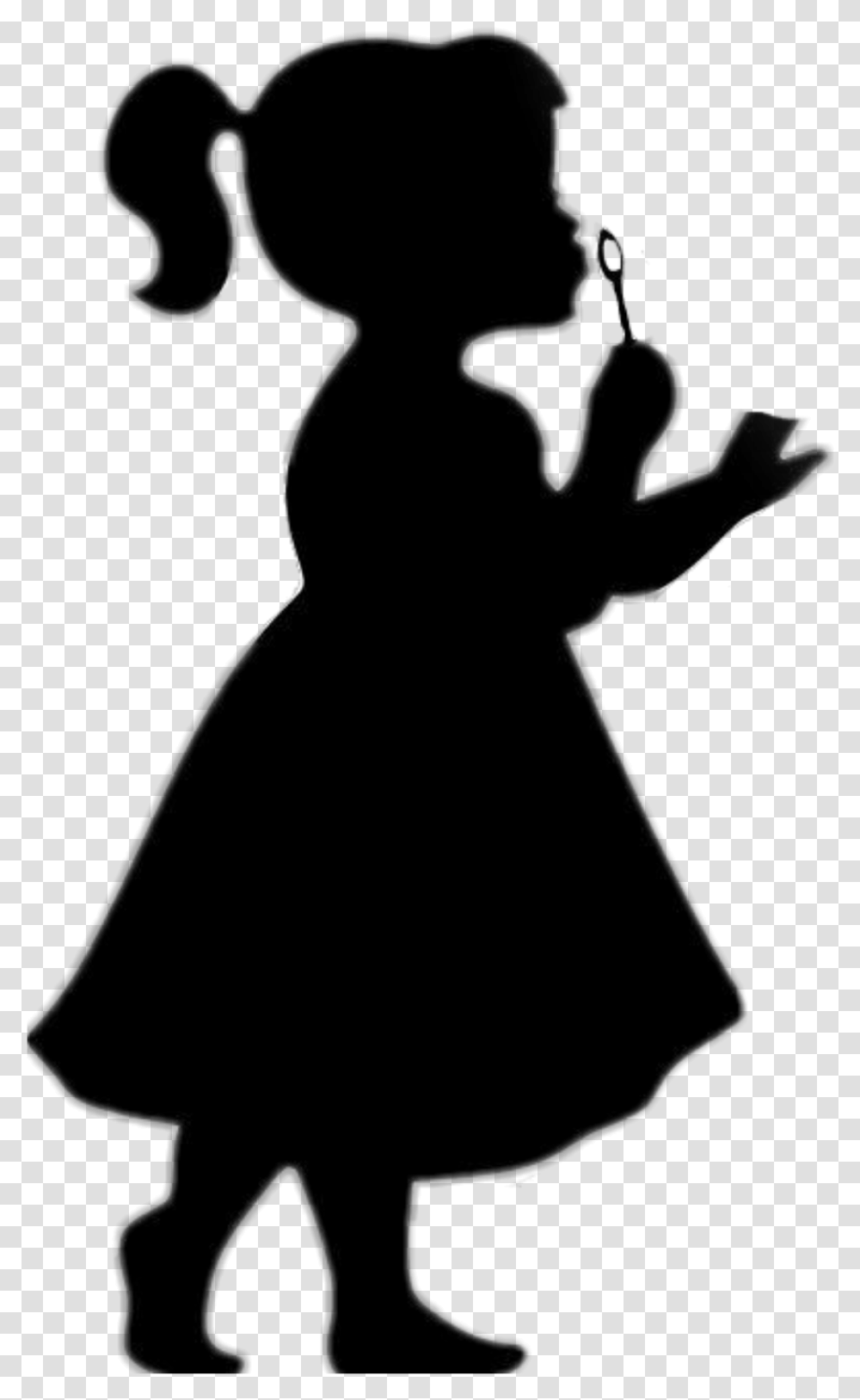 Silhouette Dress Clip Art Illustration Girl Baby Girl Silhouette, Stencil, Photography, Kneeling, Hand Transparent Png