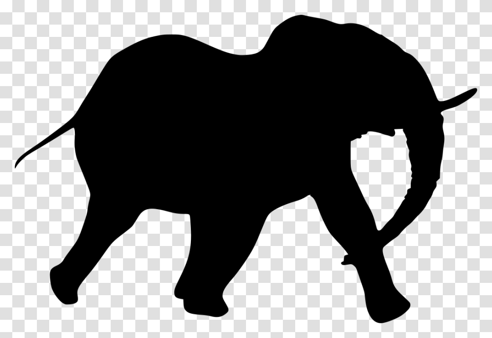 Silhouette Elephant Clipart, Gray, World Of Warcraft Transparent Png