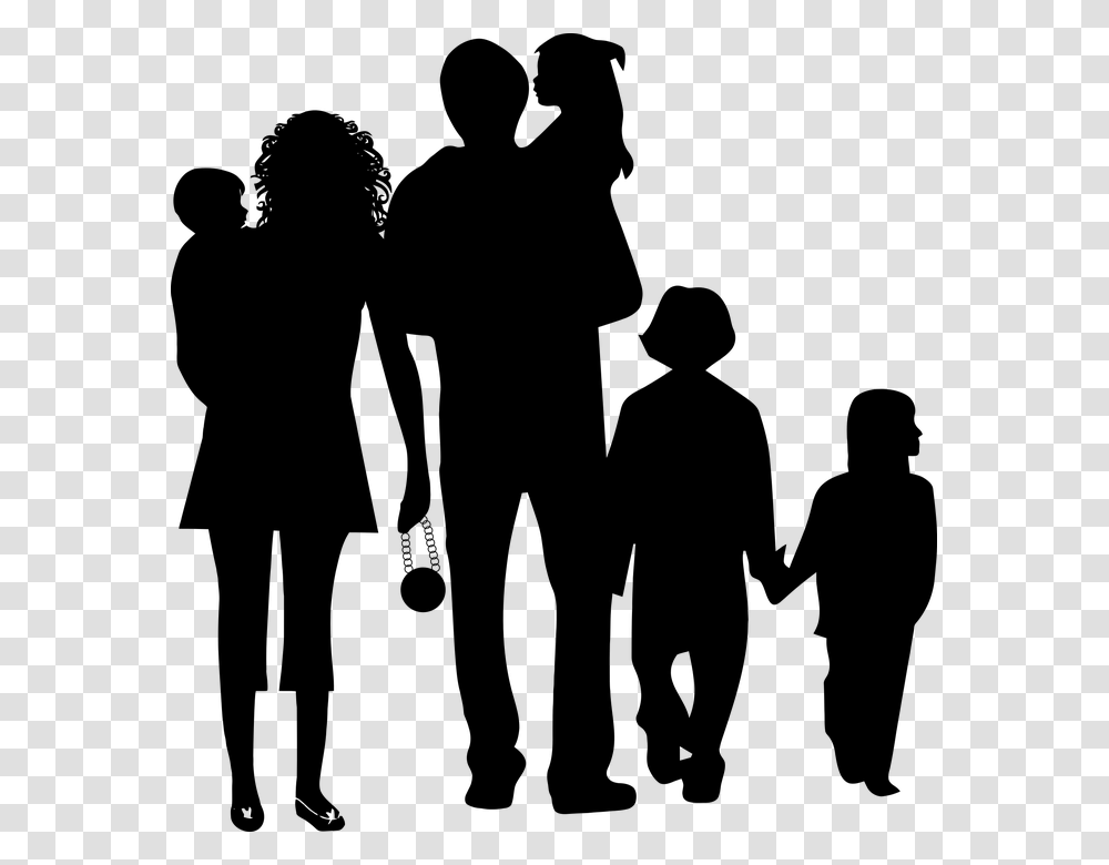Silhouette Father Family Clip Art, Gray, World Of Warcraft Transparent Png