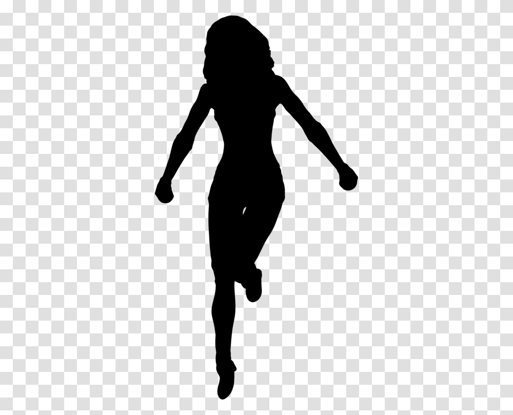 Silhouette Female Woman Drawing, Gray, World Of Warcraft Transparent Png