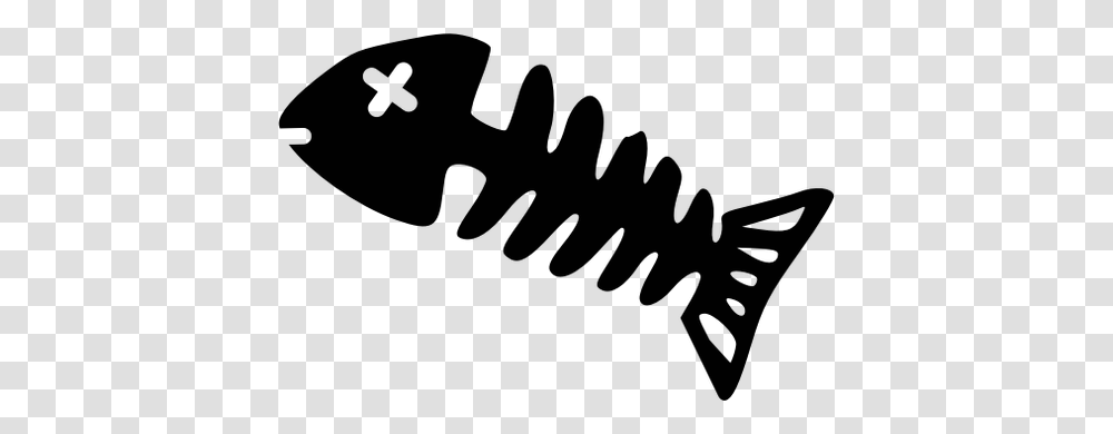 Silhouette Fish Skeleton Vector Drawing, Outdoors, Nature, Astronomy, Outer Space Transparent Png