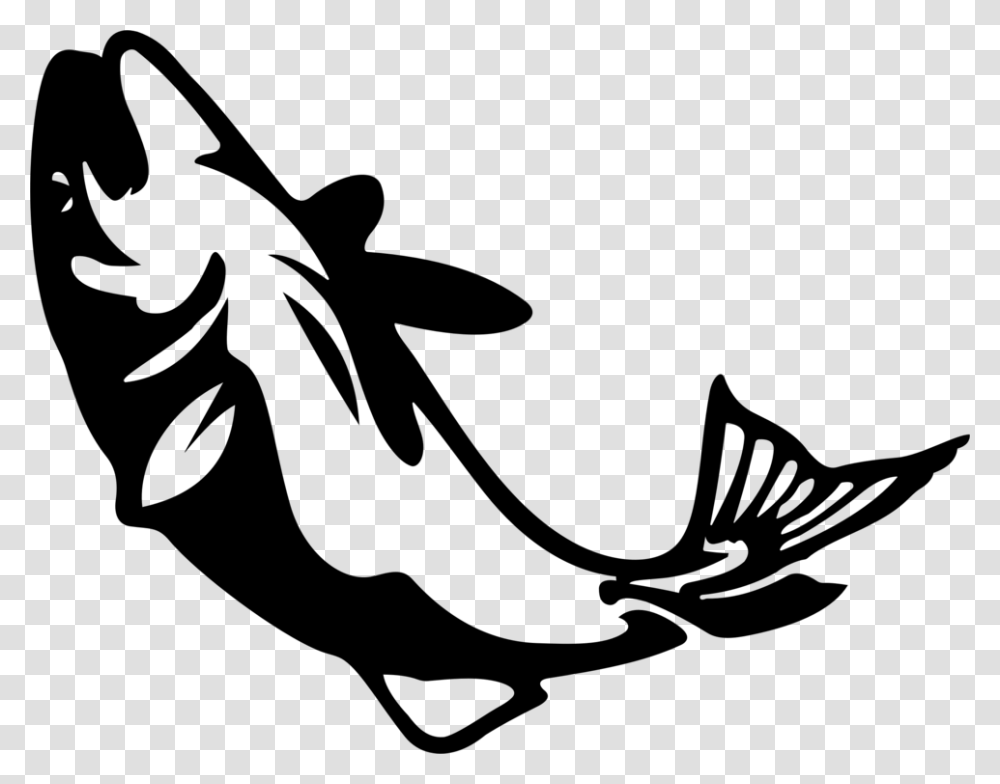 Silhouette Fishing Drawing Visual Arts, Gray, World Of Warcraft Transparent Png