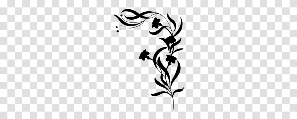 Silhouette Flower Floral Design Petal Common Daisy, Gray, World Of Warcraft Transparent Png